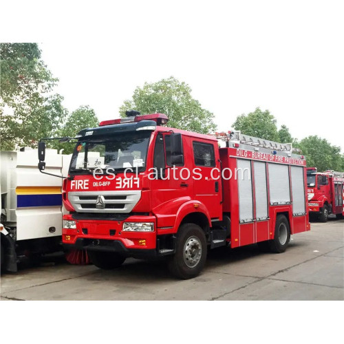 10tons Sinotruk Howo Camión de lucha contra incendios de bosque